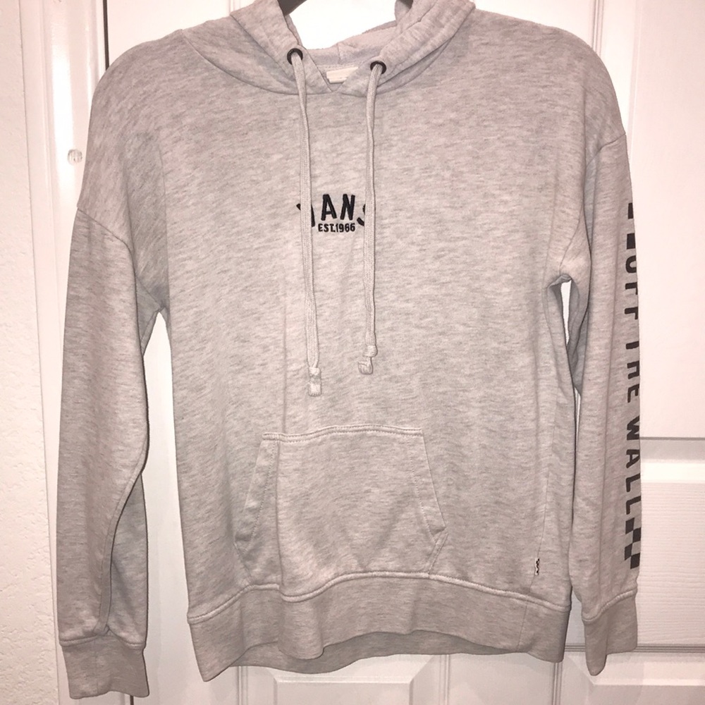 Light Grey Vans Hoodie!